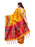 Yellow, Maroon, Multi Color Poly Silk Saree