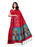 Maroon, Turquoise, Multi Color Poly Silk Saree only in Bigswipe