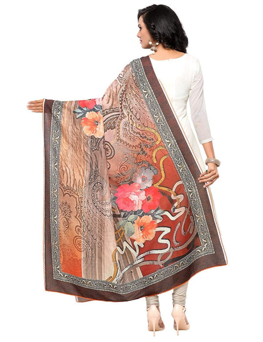 Multi Color Muslin Dupatta only in Bigswipe