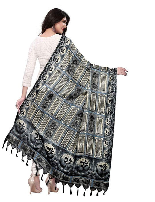 Grey, Multi Color Bhagalpuri Dupatta only in Bigswipe