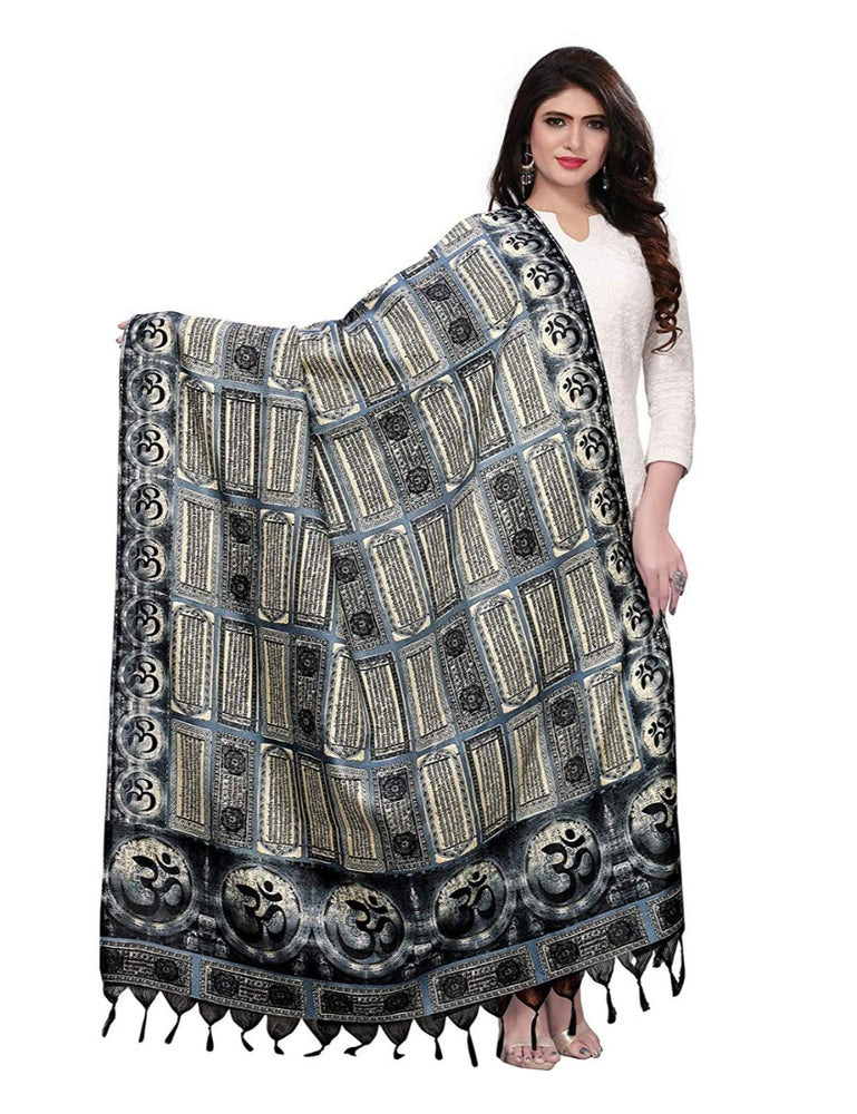 Grey, Multi Color Bhagalpuri Dupatta only in Bigswipe