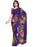 Printed Faux Georgette Purple Color Saree only in Bigswipe