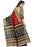 Multi Color Printed Bhagalpuri Silk Saree With Blouse only in Bigswipe