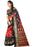 Black And Red Color Printed Bhagalpuri Silk Saree With Blouse only in Bigswipe