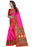 Pink And Red Color Printed Bhagalpuri Silk Saree With Blouse only in Bigswipe