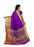 Purple Color Weaving Cotton Silk Saree With Blouse