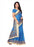 Blue Color Printed Khadi Silk Jhalor Saree With Blouse only in Bigswipe