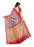 Red Color Printed Bhagalpuri Silk Saree With Blouse