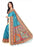 Blue Color Printed Khadi Silk Jhalor Saree With Blouse only in Bigswipe