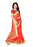 Red Color Printed Khadi Silk Jhalor Saree With Blouse