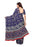 Navy Blue, Multi Color Chiffon Saree only in Bigswipe