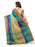 Beige, Turquoise, Purple Color Poly Silk Saree only in Bigswipe