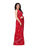 Red, White Color Georgette Saree