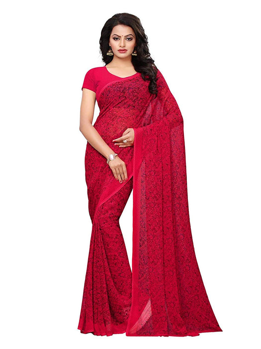 Pink, Multi Color Georgette Saree only in Bigswipe