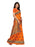 Orange, Beige Color Poly Silk Saree only in Bigswipe