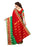 Green, Red, Golden Color Poly Silk Saree only in Bigswipe