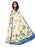 Off White, Blue Color Chiffon Saree only in Bigswipe