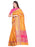 Yellow Color Tussar Silk (Poly Silk) Saree