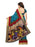 Turquoise, Multi Color Vichitra Silk (Poly Silk) Saree