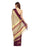 Beige, Purple Color Poly Silk Saree only in Bigswipe