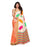 Peach, Multi Color Crepe Saree only in Bigswipe