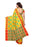 Yellow, Multi Color Poly Silk Saree