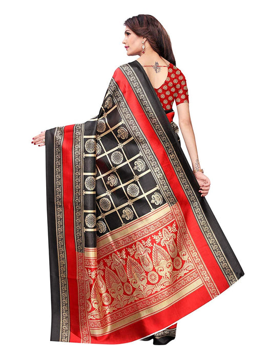 Black, Red, Multi Color Art Silk Saree only in Bigswipe