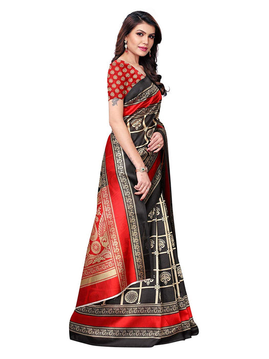 Black, Red, Multi Color Art Silk Saree only in Bigswipe