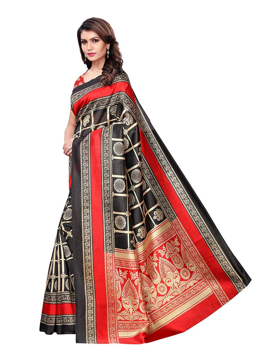 Black, Red, Multi Color Art Silk Saree only in Bigswipe