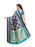 Navy Blue, Turquoise, Multi Color Poly Silk Saree only in Bigswipe