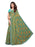 Turquoise, Multi Color Georgette Saree