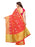 Pink (Carrot Red) Color Cotton Silk Saree only in Bigswipe