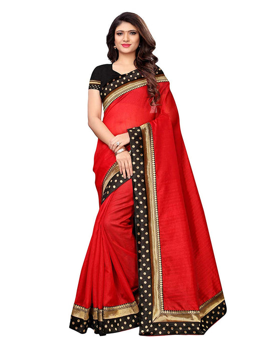 Maroon Color Bhagalpuri Silk Saree only in Bigswipe