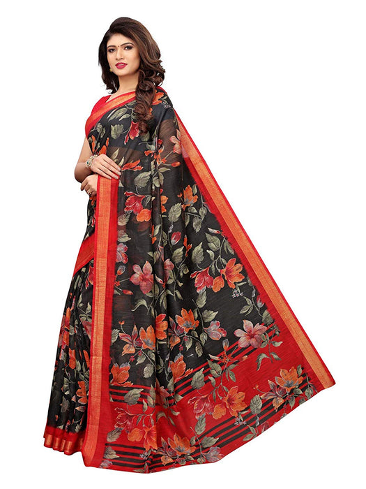 Black, Maroon, Multi Color Cotton Silk Saree only in Bigswipe