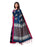 Navy Blue, Multi Color Poly Silk Saree only in Bigswipe