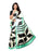 Off White,Turquoise, Multi Color Satin Saree only in Bigswipe