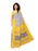 Grey, Yellow Color Crepe Saree only in Bigswipe