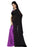 Printed Faux Georgette Purple Color Saree only in Bigswipe