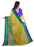 Printed Faux Georgette Green Color Saree only in Bigswipe