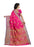 Pink Color Printed Cotton Silk Saree With Blouse only in Bigswipe