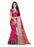 Pink Color Printed Cotton Silk Saree With Blouse only in Bigswipe