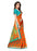 Orange Color Printed Khadi Silk Jhalor Saree With Blouse only in Bigswipe