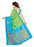 Blue Color Printed Bhagalpuri Silk Saree With Blouse only in Bigswipe