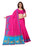 Pink Color Printed Khadi Silk Saree With Blouse only in Bigswipe