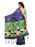 Navy Blue, Green Color Art Silk Saree only in Bigswipe