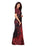 Maroon, Black Color Shimmer (Chiffon) Saree only in Bigswipe