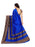 Blue, Brown Color Poly Silk Saree only in Bigswipe