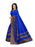 Blue, Brown Color Poly Silk Saree only in Bigswipe