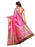 Pink, Multi Color Poly Silk Saree only in Bigswipe