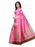 Pink, Multi Color Poly Silk Saree only in Bigswipe